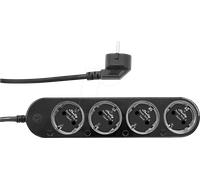 SHELLY PSTRIP4S - Shelly Power Strip 4 Gen4, noir