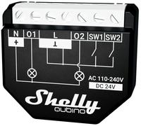 Shelly Qubino Wave 2PM - Interrupteur Z-Wave 2 canaux 16 A