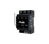 Module Contrôleur Shelly Wave Pro 3 LR Rail DIN avec 3 Relais Z-Wave +LR 110/240V CA 3x16A