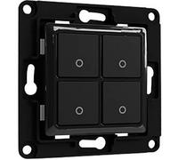 Shelly Shelly Wall switch 4 - black Shelly Interrupteur mural
