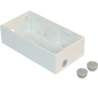 SHELLY SP3D0025 - Boîtier pour interrupteur mural Shelly 2x, apparent, 45 mm
