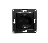 Shelly Wall Socket EU Black