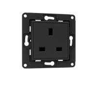 Shelly Wall Socket UK Black