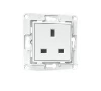 Shelly Wall Socket UK White