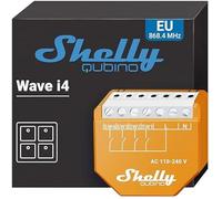 Shelly Wave i4 | Module pour commande à distance Z-Wave | 4 entrées numériques | Contrôle dispositifs connectés | Actions et scènes