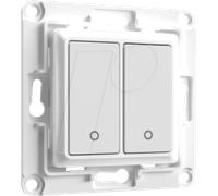SHELLY WS2 W - Interrupteur mural Shelly, blanc, 2 boutons