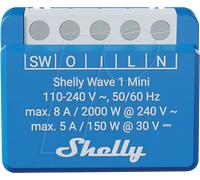 Mini Módulo Shelly Interruptor Z-Wave 1 Canal 8A Contacto Seco