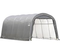 Shelter Logic garage en film Round Top, 22,57 m² gris 610 x 370 x 240 cm (L x l x H)