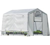 Shelter Logic Serre en film plastique "In-A-Box", 300 x 300 cm gris clair 9 m²
