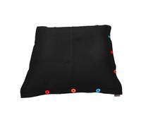 SHELTO Pouf Flottant Tissu Mesh3D Noir - 100 x 130 cm - Polyester - Piscine/Extérieur/Intér