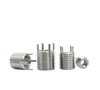 SHENGG Insert de réparation de filetage en acier inoxydable M2-M4 ~ M20-M30 303, douille autotaraudeuse avec écrous à manchon de vis(M2xM4x3 (5pcs))