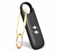 Shengxi 130dB Alarme Personnelle Anti Agression, Alarme Personnelle pour Femmes avec Lampe LED Porte-clés Sécurité avec Sirène Kit Sécurité Auto Défense USB Type-C pour Enfants Femmes Personnes Âgées