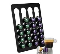 SHENGYIG 25 X 20 cm Porte-capsules Mural Sans Perçage | Convient pour Ranger Les Capsules de Café, Peut Être Fixé Sur Les Murs de Cuisine et Les Armoires