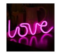 SHENHUO Lampe Néon LOVE pour une enseigne lumineuse au néon pour Saint-Valentin romantique demande en mariage ambiance de ou des fiançailles(A)