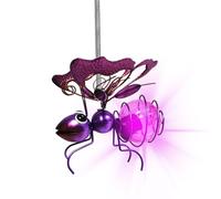 Shenrongtong Lampe Abeille Suspendue Énergie Solaire, Lanterne Jardin Lumière LED Solaire, Décoration Jardin, Guirlande Lumineuse Solaire Abeille/Coccinelle/Papillon, Lumières Solaires Animaux
