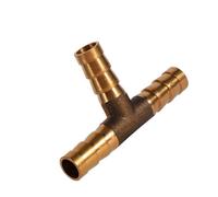 shenruifa Connecteur de Tuyau à 3 Voies, Pièce en T en Laiton Massif (8mm) | Connecte les fluides, y compris l\'air et l\'huile, facile à installer, durable