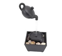 shenruifa Fontaine à Eau à Théière Flottante avec Lumières LED | Double alimentation, conception compacte, parfaite pour une utilisation en intérieur