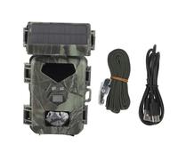 shenruifa Solar Trail Camera 1080P Caméra de chasse Détection à 60 degrés | Angle nuit 0,45 s vitesse de déclenchement pour surveillance d'animaux sauvages 30 fps 20 MP