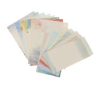 SHERCHPRY 10 Ensembles Set de Papier à Lettres et Enveloppes Style Chinois avec Surface D'écriture Lisse, Papier Élégante pour Correspondance et Lettres d'amour, Plusieurs Styles