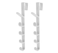 SHERCHPRY 2 Pièces Crochet à Vêtements ABS, Embout Circulaire Moderne | Protection de Porte Antirouille, Installation Rapide, pour Foulards, Chapeaux, Pièces Étudiantes Cuisine