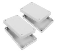 SHERCHPRY 2pièces Lot De Boîtes De Jonction Plastique Pour Boîtiers De Jonction Boîtier Étanche Pour Câblage Résistant Aux Chocs Pour Coffret Électrique Extérieur