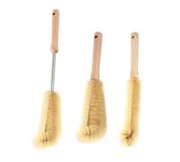 SHERCHPRY 3pièces Brosse de Nettoyage pour Bouteilles avec Manche Long et Goupillon pour Pailles Lot de Nettoyeurs Eau pour Lavable Lave-vaisselle