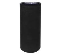 SHERCHPRY Abat-jour Cylindrique en Tissu Noir 160x400 Mm Abat-jour de Remplacement pour Lampe sur Pied Diffuseur de Lumière Douce pour Chambre et Salon Accessoire Minimaliste