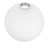 SHERCHPRY Abat-jour Globe en Verre Blanc Opaque E27 Style Moderne Application Polyvalente et Lumière Douce pour Lampe Suspendue