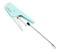 SHERCHPRY Agrafeuse Métallique Portable pour Étudiants Grosse Capacité et Pieds Antidérapants, Couleur Vert, pour Bureau et École