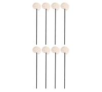 SHERCHPRY Bâtonnets Diffuseurs de Parfum Fleurs Séchées, 8 Pièces, Rotin Noir, Diffusion de Fragrance Remplaçable pour Décoration de Chambre Élégante
