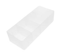 SHERCHPRY Boîte de Rangement Transparente Compartimentée pour Médicaments et Cosmétiques Organisateur de Bureau Compact et Polyvalent Boîte de Stockage Portable Plastique