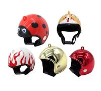 SHERCHPRY Casques de Protection Portable pour Poules en Plastique Résistant aux Chocs Pack de 5 Pièces, Design Créatif et Pratique pour Animaux de Compagnie
