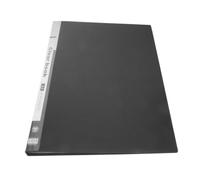 SHERCHPRY Classeur de Poche A3 Noir, 40 Pages, Pp, Rangement | Pochettes Transparentes, Grosse Capacité, Léger et Résistant à L’usure, Usage Maison et Menus