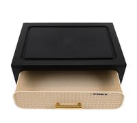 SHERCHPRY Coffret Rangement Maquillage Boîte de Présentation Anti-poussière de Coiffeuse pour Cosmétiques et Accessoires Compact et Pratique pour Voyages et Maison