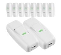 SHERCHPRY Interrupteur de Cordon en Ligne Blanc en Plastique et Cuivre 10 Pièces Interrupteur Pratique et Sûr Accessoire de Commutation pour Lampe de Chevet pour Lampe de Table