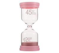 SHERCHPRY Minuteur de Sauna Sablier en Verre Étanche 45 pour Spa et Bain, Minuterie Facile à Utiliser Adaptée aux Adultes et Garçon et Filles