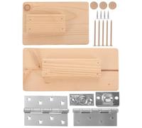 SHERCHPRY Poignée de Porte pour Sauna en Bois Jaune, Style Rustique | Prise Ergonomique, Usage Hammam, Entretien Facile, Adaptée aux Portes de Box et Cabines