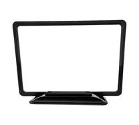 SHERCHPRY Présentoir Réglables Plastique Noir et avec Angle Menu de en Hauteur Porte-carte de Table Double Face A4 Transparent pour Cafés et Hôtels