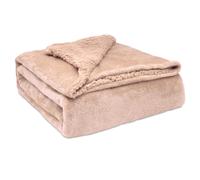 Sherpa Canape Couverture Polaire 130x160cm, Épaisse Warm Plaid Blanket - Briebe