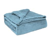 Sherpa Canape Couverture Polaire 130x160cm, Épaisse Warm Plaid Blanket - Briebe
