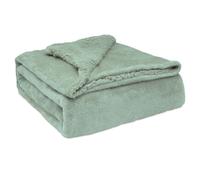 Sherpa Canape Couverture Polaire 130x160cm, Épaisse Warm Plaid Blanket - Briebe