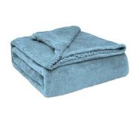 Sherpa Canape Couverture Polaire 130x160cm, Épaisse Warm Plaid Blanket - Briebe