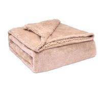 Sherpa Canape Couverture Polaire 220x240cm, Épaisse Warm Plaid Blanket - Briebe