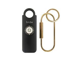 She's Birdie Alarme de sécurité personnelle Originale pour Femme par Women : sirène Forte, lumière stroboscopique et Porte-clés dans Une variété de Couleurs (Anthracite)