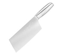 SHI BA ZI ZUO Couteau de Cuisine Chinois Couteau de Chef Professionnel Couteau à Trancher la Viande Hacher les Os avec Manche en Acier Inoxydable