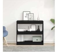 ShieldPro®Bibliothèque - CLOUD - Cabinet/Placard pour livres - 2 pcs Chêne noir 80x30x72 cm - Bois d'ingénierie 6472904