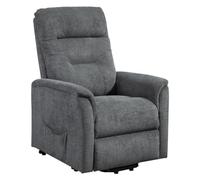 SHIITO | Fauteuil Relax Manuel | Détente et Confort Maximum | Modèle Argos - Gris | 110 x 92 x 78 cm