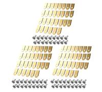 Shiketong Kit De Vis De Lame, Compatible avec Husqvarna, Compatible avec Gardena, en Acier Inoxydable, for Tondeuse À Gazon Robot, Accessoire Matériel(90Pcs Gold)