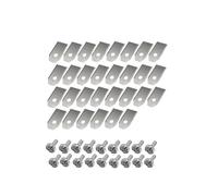 Shiketong Kit De Vis De Lame, Compatible avec Husqvarna, Compatible avec Gardena, en Acier Inoxydable, for Tondeuse À Gazon Robot, Accessoire Matériel(30Pcs Silver)