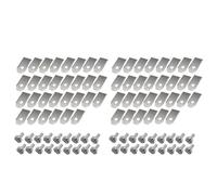 Shiketong Kit De Vis De Lame, Compatible avec Husqvarna, Compatible avec Gardena, en Acier Inoxydable, for Tondeuse À Gazon Robot, Accessoire Matériel(60Pcs Silver)